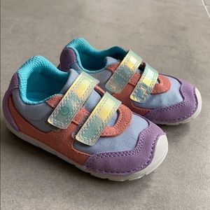 NWOB stride rite soft motion purple peach blue